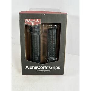 Biltwell AlumiCore Grips Throttle-By-Wire TBW Black Harley 0630-2322 New